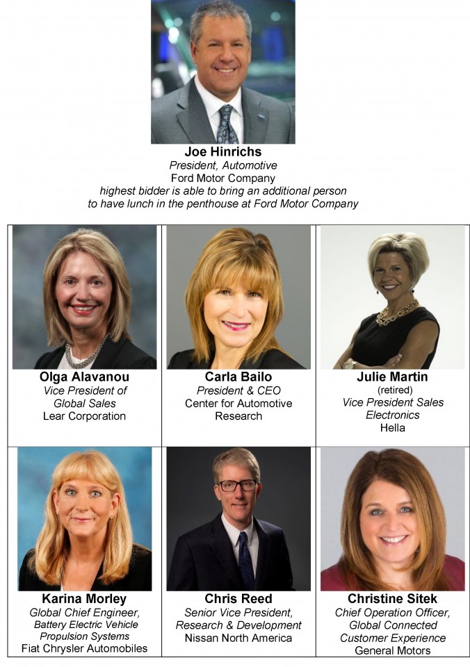 Executives in the Lunch with an Executive Auction